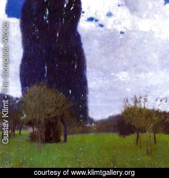 Gustav Klimt - The Tall Poplar Trees II