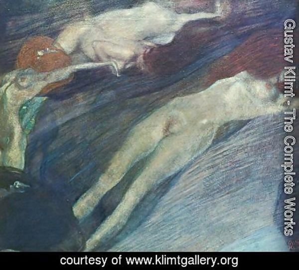 Gustav Klimt - Moving Water I