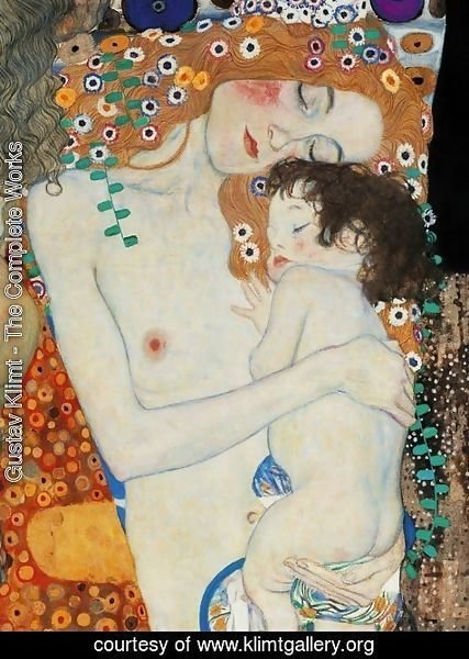 Gustav Klimt - Mother and Child
