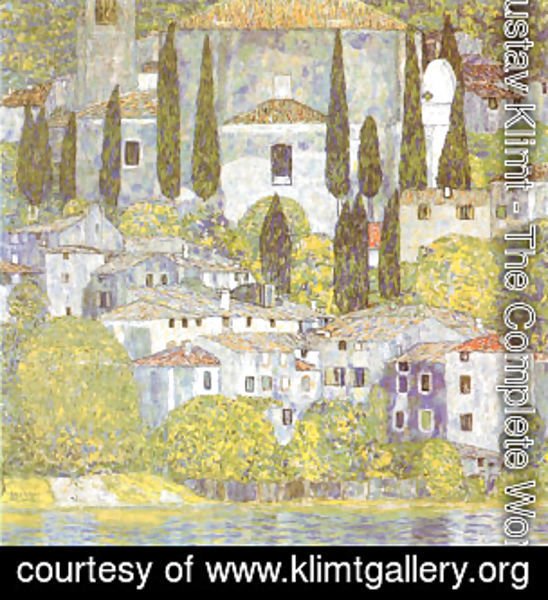 Gustav Klimt - The Church at Cassone Sul Garda