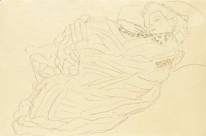 Gustav Klimt - Liegende