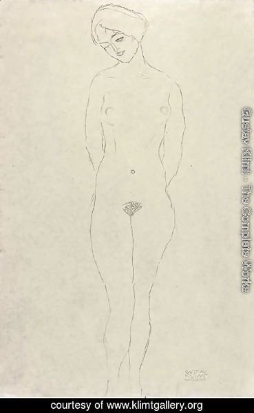 Gustav Klimt - Studie futr Die Freundinnen