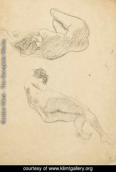 Gustav Klimt - Zwei Akstudien