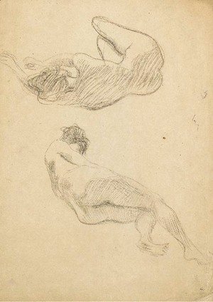 Gustav Klimt - Zwei Akstudien