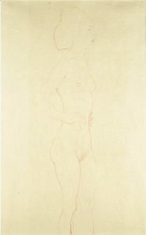 Gustav Klimt - Female Standing Nude