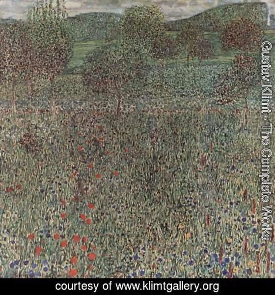 Gustav Klimt - Bloom field