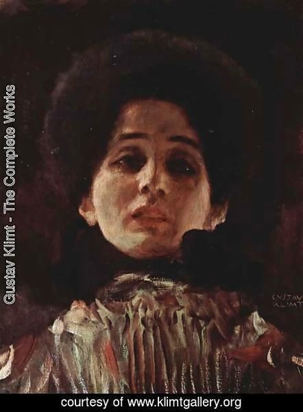 Gustav Klimt - Portrait of a lady 3