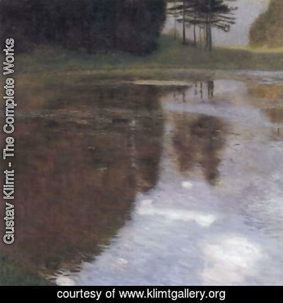 Gustav Klimt - Quiet pond in the park of Appeal