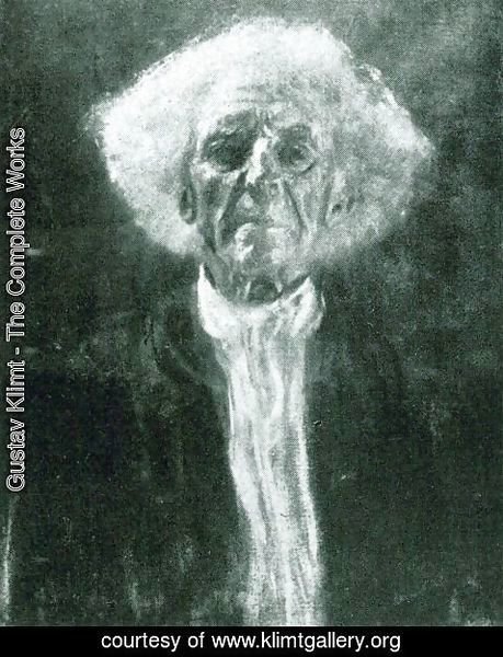 Gustav Klimt - Study of the Head of a Blind Man