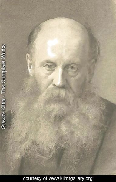 Gustav Klimt - Portrait of a man with beard