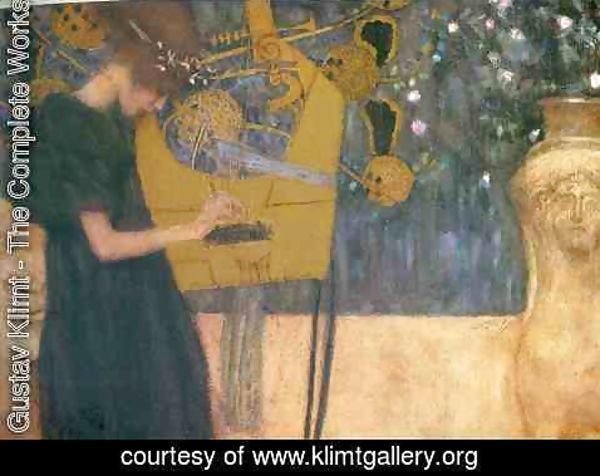 Gustav Klimt - Music I  1895