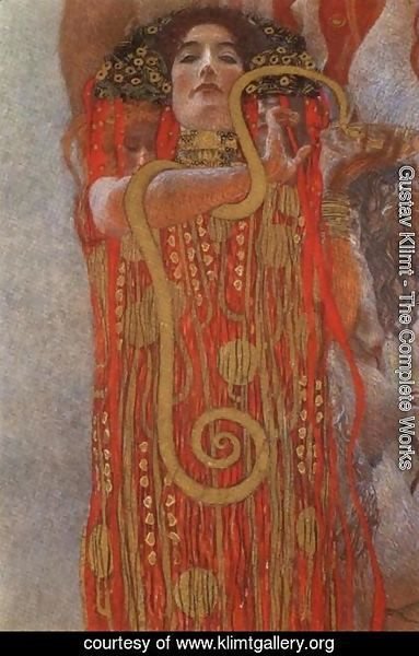 Gustav Klimt - Hygieia, detail from Medicine