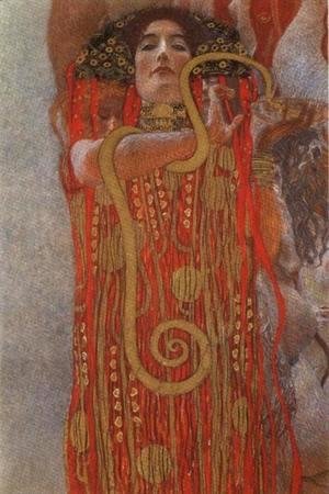 Gustav Klimt - Hygieia, detail from Medicine