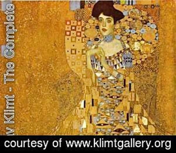 Gustav Klimt - Adele Bloch-Bauer Detail 1907