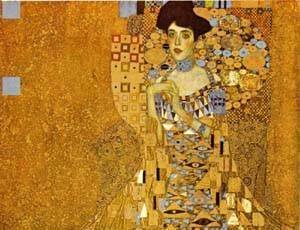 Gustav Klimt - Adele Bloch-Bauer Detail 1907