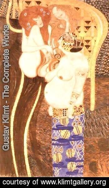 Gustav Klimt - Hostile Forces Detail from the Bethoven Frieze 1902