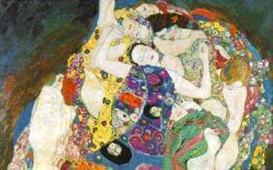 Gustav Klimt - Junge Frau