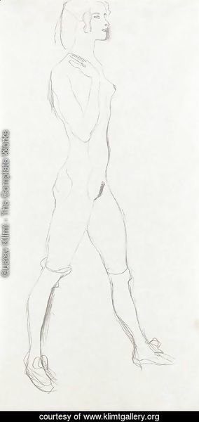 Gustav Klimt - Schreitende