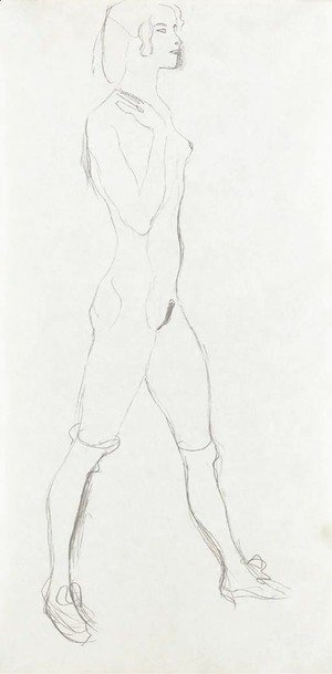 Gustav Klimt - Schreitende