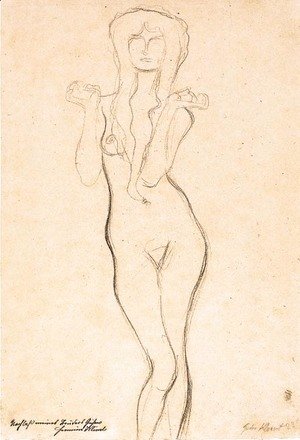 Gustav Klimt - Stehende Akt