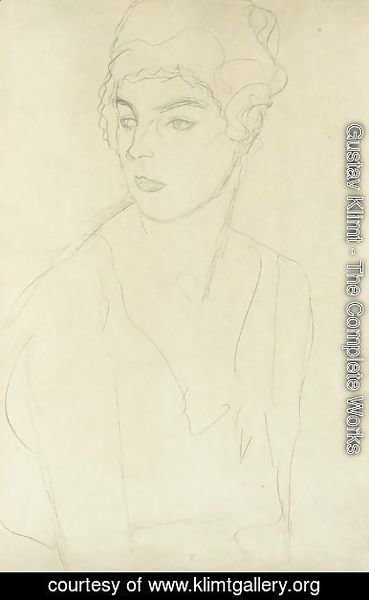 Portrait Bust Three-Quarter Profile Facing Left