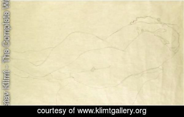 Gustav Klimt - Two Women, Reclining