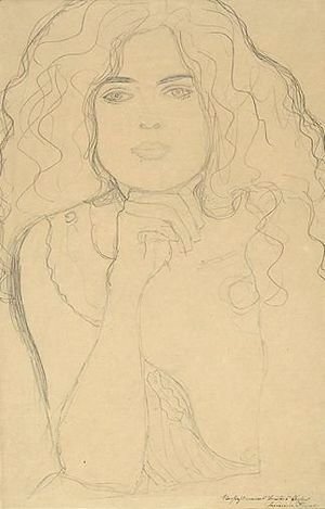 Gustav Klimt - Portrait Of A Woman