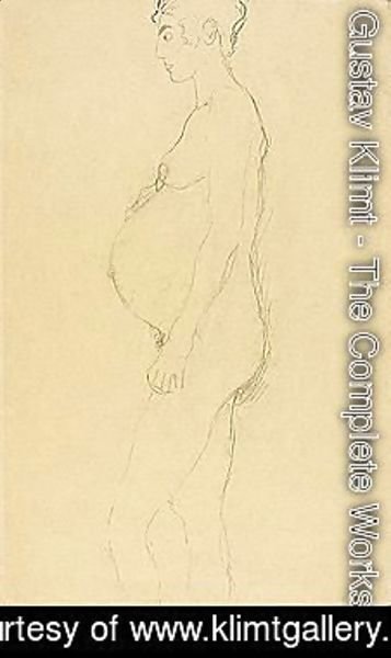 Gustav Klimt - Female nude