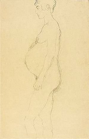 Gustav Klimt - Female nude