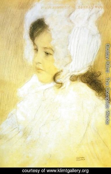 Gustav Klimt - Portrait of a Girl