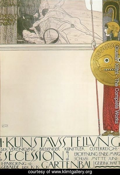 Poster for the First Art Exhibition of the Secession Art Movement