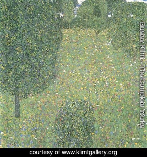 Gustav Klimt - Landscape Garden (Meadow in Flower)