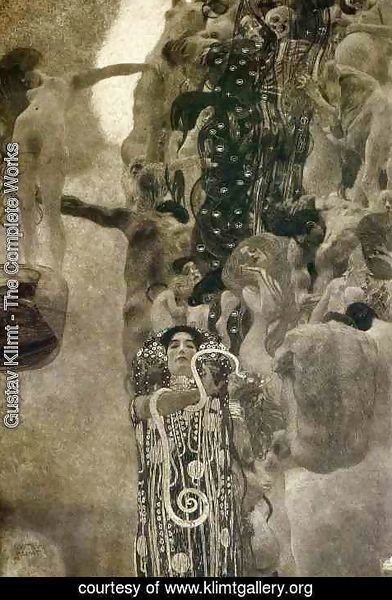 Gustav Klimt - University of Vienna Ceiling Paintings (Medicine), final state