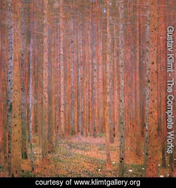 Gustav Klimt - Fir Forest I