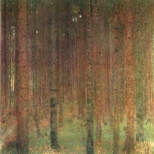 Gustav Klimt - Pine Forest II