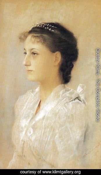 Gustav Klimt - Emilie Floge, Aged 17