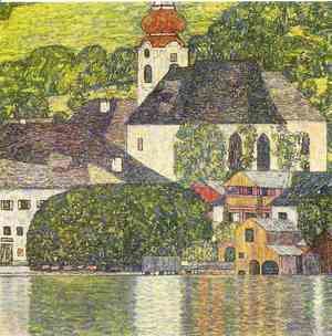 Gustav Klimt - Church In Unterach On The Attersee