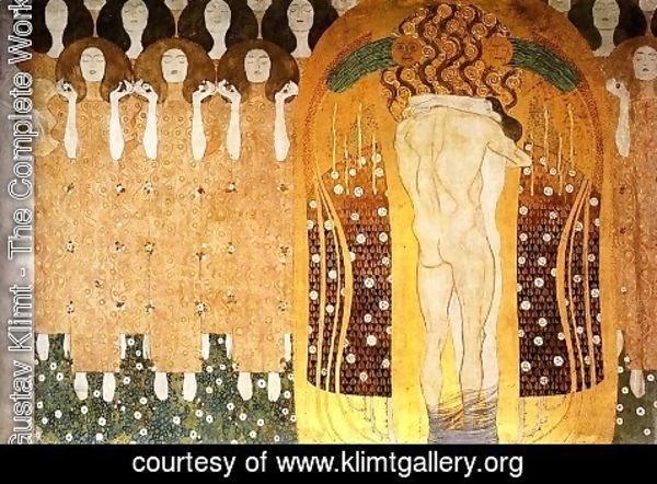 Gustav Klimt - Praise To Joy The God Descended