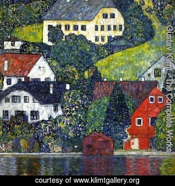 Gustav Klimt - Houses In Unterach On The Attersee