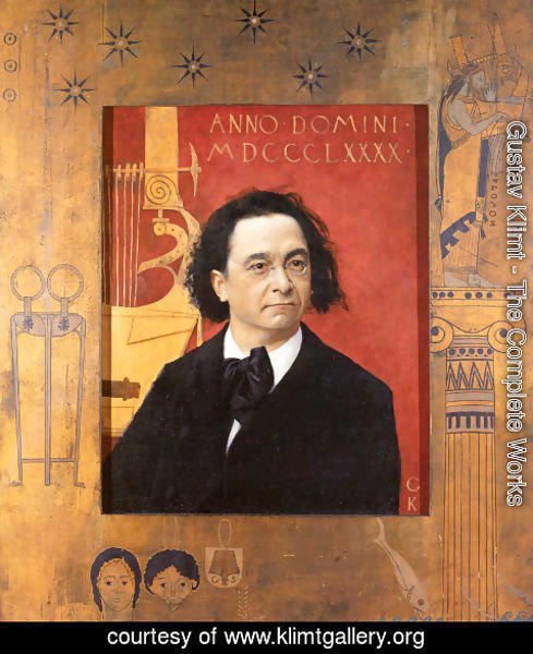Gustav Klimt - Portrait Of The Pianist And Piano Teacher Joseph Pembauer