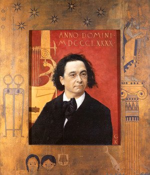 Gustav Klimt - Portrait Of The Pianist And Piano Teacher Joseph Pembauer