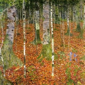 Gustav Klimt - Birch Forest