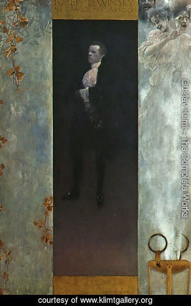 Gustav Klimt - Josef Lewinsky  1895