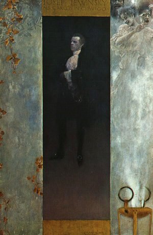 Gustav Klimt - Josef Lewinsky  1895